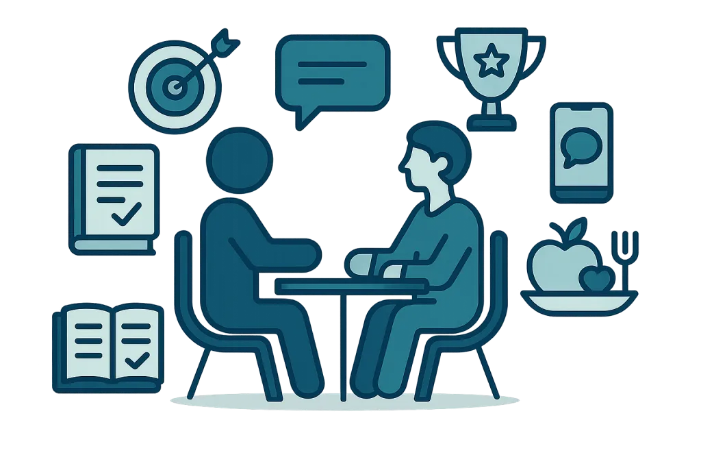 Coaching-Material im 4-Wochen-Programm Ernährung