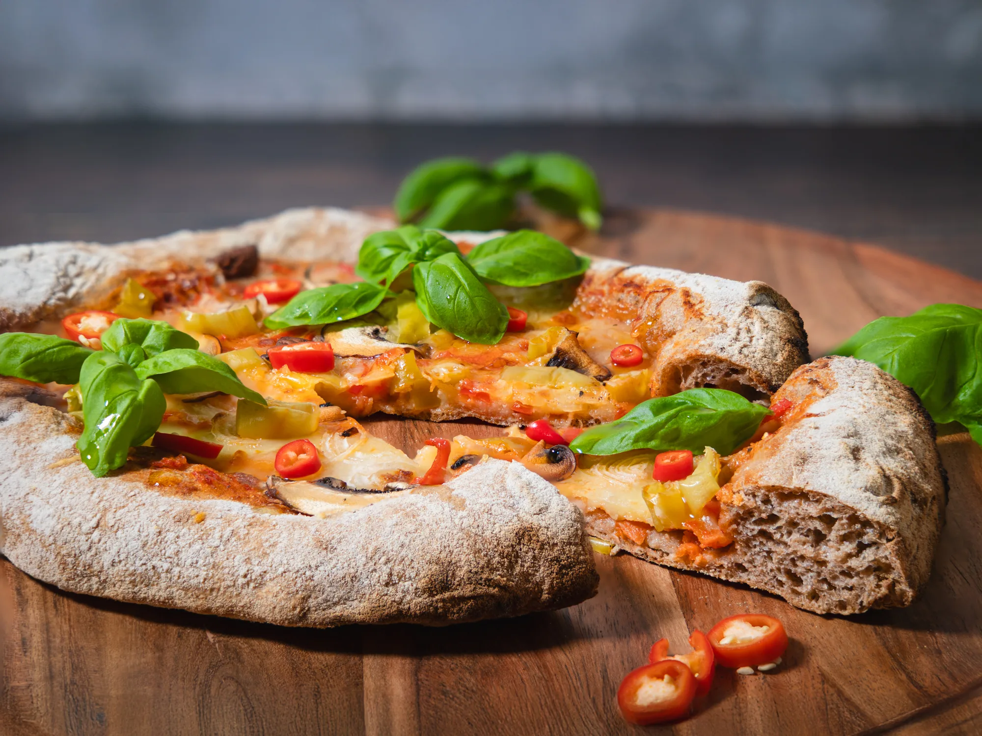 Vollkornpizza Napoli